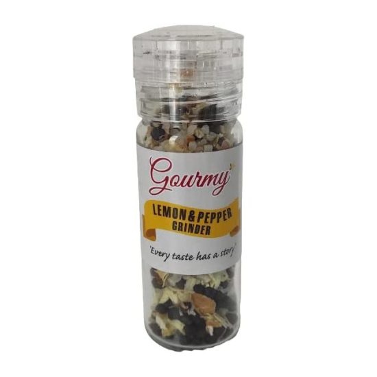 Lemon & Pepper 65g Grinder | Gourmy Foods