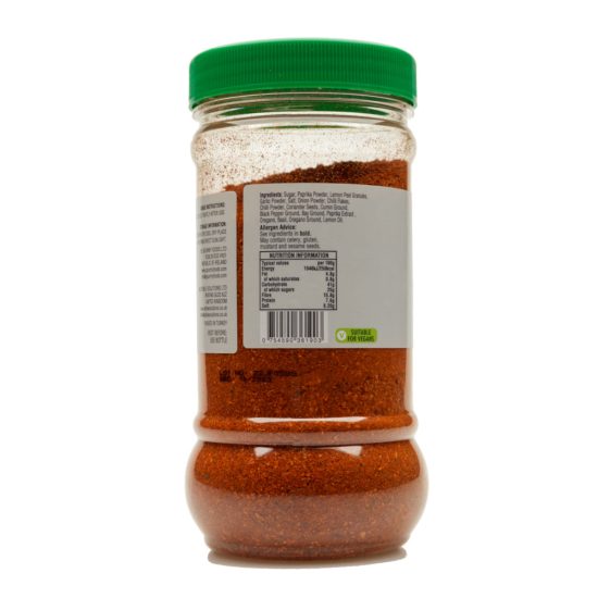 piri-piri-seasoning-back-1.jpg Piri Piri Seasoning Pots 450g | Gourmy Foods