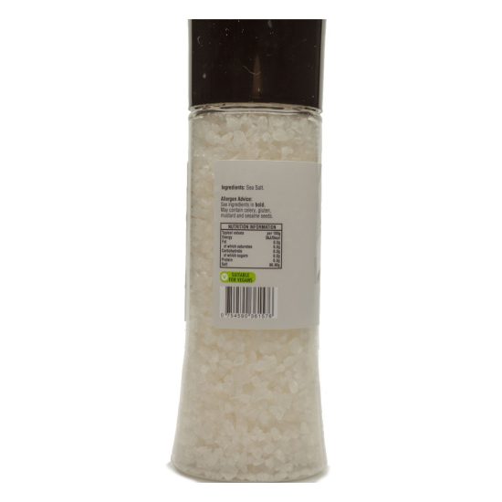 sea-salt-330g-grinder-back.jpg Sea Salt 330g Giant Grinder | Gourmy Foods